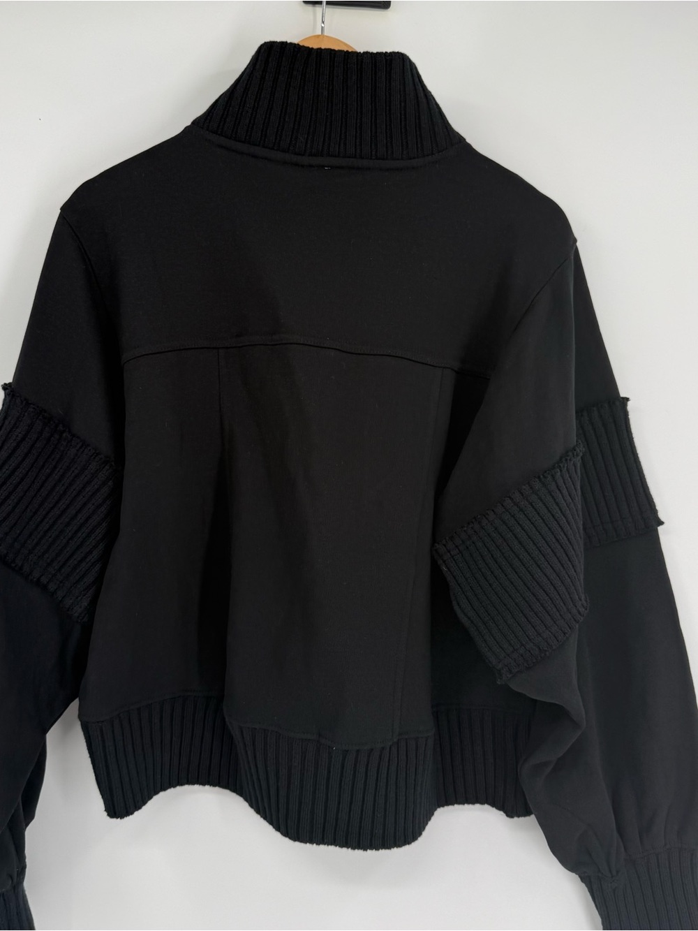 Daily Practice Anthropologie Indy Grab Pullover Sweatshirt Black Size L - Picture 5 of 11